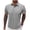 01 Gray, variant on Mens Shirt Short Sleeve Textured Knit Botton Summer Casual Vacation Beach Stretchy Collar Golf Shirts