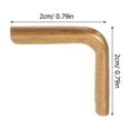 thumbnail image 2 of OUNONA 100 Pcs Metal Book Corner Protector Pack Golden Durable Protection For Notebooks, 2 of 8