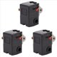 thumbnail image 1 of 3X Interruptor de PresióN Control Compresor de Aire 140-175 PsI 4 Puertos Servicio Pesado 26 AmP Negro, 1 of 5