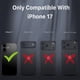 thumbnail image 4 of . Funda MYBAT Maverick Rogue para iPhone 17 - Gris, 4 of 9