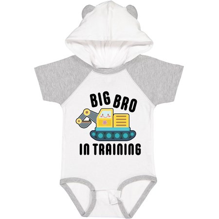 

Inktastic Big Bro in Training with Bulldozer Boys Baby Bodysuit