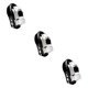 thumbnail image 1 of Soidarity Boxing Strike Curved Thai Pad MMA Focus Mitts Muay Thai Pads Negro Blanco Type1 NO1, 1 of 6