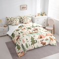 thumbnail image 2 of Erosebridal Cartoon Animal Deers Wolves Bedding Comforter Set 7pcs for Teens,Lake Camping Theme Queen Bedding Sets for Boys Girls,Super Cozy Room Decor, 2 of 6