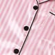 thumbnail image 5 of Pijamas de satén sedoso a rayas para mujer, camiseta de manga corta con pantalones cortos, ropa de dormir, conjunto de pijama, camisa con botones, ropa de dormir sedosa, 5 of 5