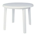 thumbnail image 7 of Compamia Ronda 36" Round Resin Outdoor Patio Dining Table in White, 7 of 7