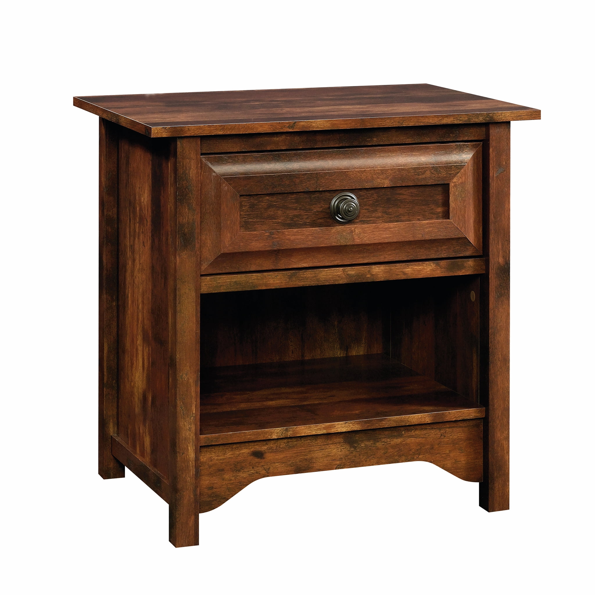 Sauder Viabella Nightstand Curado Cherry Finish Walmart Com Walmart Com