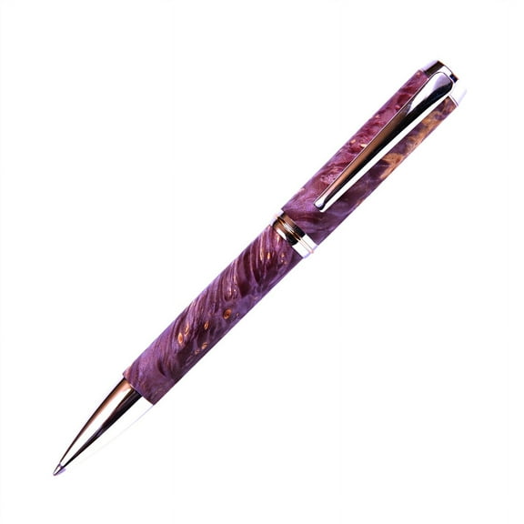 Baron Ball Point Pen - Purple Box Elder