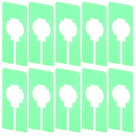 Baby Clothes 10 PCS Closet Clothing Dividing Plate Size (pink Small Square) 10pcs Coat Hangers Rack Dividers Plastic