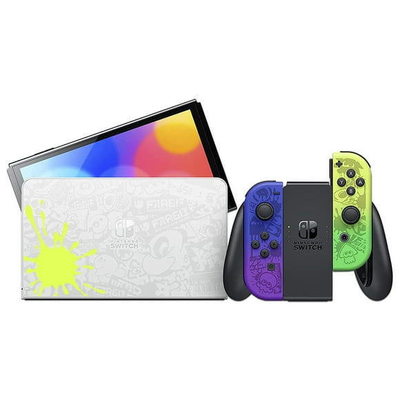 Consola Nintendo Switch OLED, 64GB, Edición Splatoon 3 Nintendo Edición Splatoon 3.