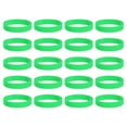 thumbnail image 1 of 20Pcs Silicone Rubber Bands Non-slip 3.54 Inch Flat for Books, Green, 1 of 6