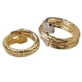 thumbnail image 2 of EeaseMX 1 pulsera elegante con diseño de serpiente y pitón dorado, ideal como joya para mujeres y niñas., 2 of 7
