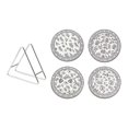 thumbnail image 4 of Estera de aislamiento térmico para olla caliente, posavasos creativos para bebidas, tapete para tazas para mesa de comedor y café, 4 Uds., 4 of 9