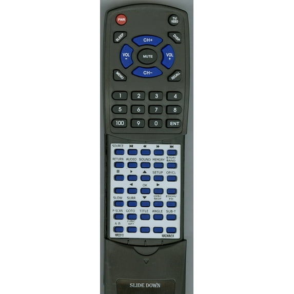 Replacement Remote for MAGNAVOX RTMRD310, MRD510, MRD310