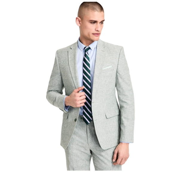 Bar Iii Mens Slim fit Suit Jacket Blazer 38 R Light Green Solid Stretch