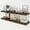 Brown, variant on 40 Inch Floating Shelves, 9.3" Deep Floating Shelf Wall Mounted, 40" Wall Shelves, Rustic Deep Bookshelf, Large Display Shelves & Storage Shelves for Bedroom, Living Room, Walnut, Set of 2