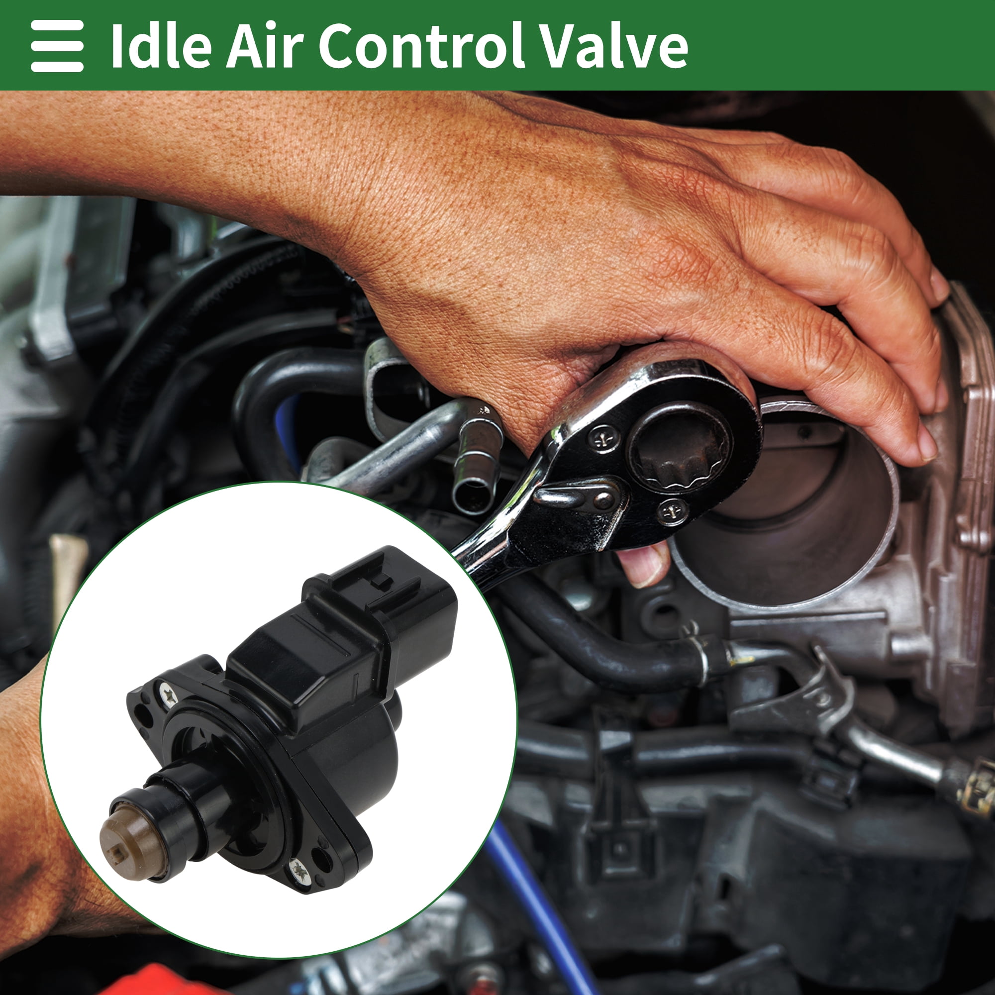 Car Idle Air Control Valve for Kia Sorento 2003-2006 Replace No.3510339800 IACV Idle Motor Idle Air Control Valve for Stable Engine Operation
