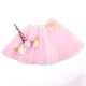 thumbnail image 2 of EeaseMX 1 juego de vestido de tutú y diadema para niños, kit de falda de tutú y sombrero de unicornio para fiesta de cumpleaños infantil (rosa), 2 of 7