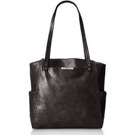 Black Leather French Purse - Authentic Relic By Fossil Black Large Shoulder Bag Synthetic Leather NWT $64
