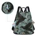 thumbnail image 7 of FORMRS Women's Travel Backpack Purse Anti-Theft Hidden Pockets Casual Shoulder Bag, Mystic Crows Pattern, 7 of 7