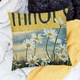 thumbnail image 2 of BANET Pillow Covers Decorations Throw Waist Pillow Cases Rectangular Oblong Pillows Cushion Cover Yellow Blue 22x22in, 2 of 5