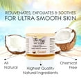 thumbnail image 4 of The Keys Sea Salt Scrub - Exfoliating Coconut Body Scrub, Hand Scrub, & Foot Scrub for Men, & Women, Salt Scrub Body Exfoliator, Coconut Scrub, with Pure Florida Sea Salt & Organic Coconut Oil 3.4 oz, 4 of 9