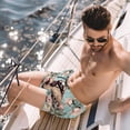 thumbnail image 2 of luoweisi Men's Beach Shorts Quick Dry Swim Trunks with Mesh Lining Sloth L, 2 of 5