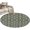 Green, variant on Interlocking Loops Bronze Round Rug 6ft Washable Circle Kitchen Rugs Non Slip Geometric Middle Century Modern Large Area Rug Indoor Floor Carpet for Bedroom Living Room Office Dining Room Nursery