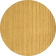 thumbnail image 1 of Ahgly Company Indoor Round Solid Brown Modern Area Rugs, 4' Round, 1 of 4