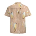 thumbnail image 3 of High Quality Hawaiian Shirts for Men Short Sleeve Aloha Beach Shirt Floral Summer Casual Button Down Shirts Blouses FB8FR3, 3 of 7