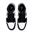 thumbnail image 3 of Nike Air Jordan 1 Mid SE White / Court Purple-Black  852542-105 Men's Size 8, 3 of 4