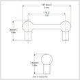 thumbnail image 2 of 3 Inch Cabinet Pull - Satin Nickel, 2 of 2