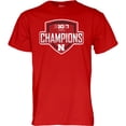thumbnail image 2 of Men's Blue 84 Red Nebraska Huskers 2024 Big 10 Baseball Conference Tournament Champions Locker Room T-Shirt, 2 of 3