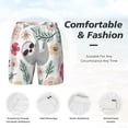 thumbnail image 5 of Gaeub Cute Cartoon Sloth Mens Swim Trunks Stretch Beach Shorts Quick Dry for Men Swim Shorts Swimwear with Pockets- 3X-Large, 5 of 9