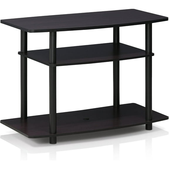 Baroque Bonanza TV Stand for TVs Up to 50 Inches,Tiered TV Stand Entertainment Center with Tubes and Particleboard, Durable Wood Construction