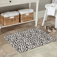 thumbnail image 7 of Rateoe Heart Leopard Pattern Flannel Door Mat Indoor Outdoor Entrance, Waterproof All-Weather Doormat,Fade Resistant, Low Profile Entryway Mat 16x24in, 7 of 7
