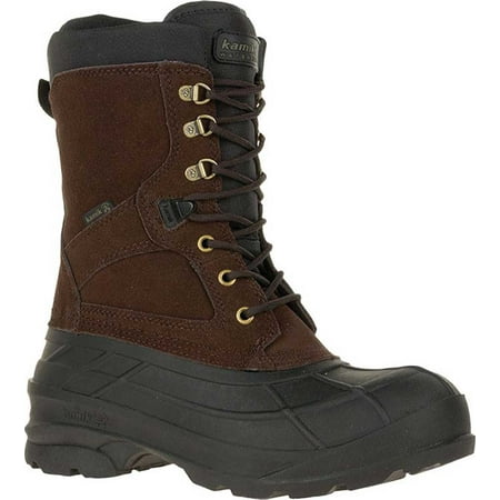 

Kamik Men s Nationplus Snow Boot Dark Brown 11 M US