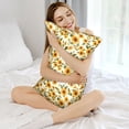 thumbnail image 3 of KLL Classical Cute Sunflower Pattern Silk Pillowcase for Hair and Skin Standard Size 20"X 30" Soft Breathable Pillow Covers for Sleeping, 3 of 6