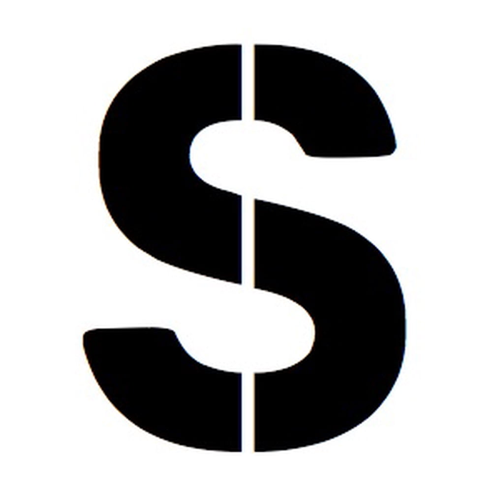 24x36 large letter stencil from 4 ply mat board letter s walmart