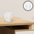 thumbnail image 6 of Viveous Square Glass Flower Vase Clear And Modern Planter Glass Flower Vase Square Flower Vase Desktop Flower Arrangement Cube Flower Vase, 6 of 10