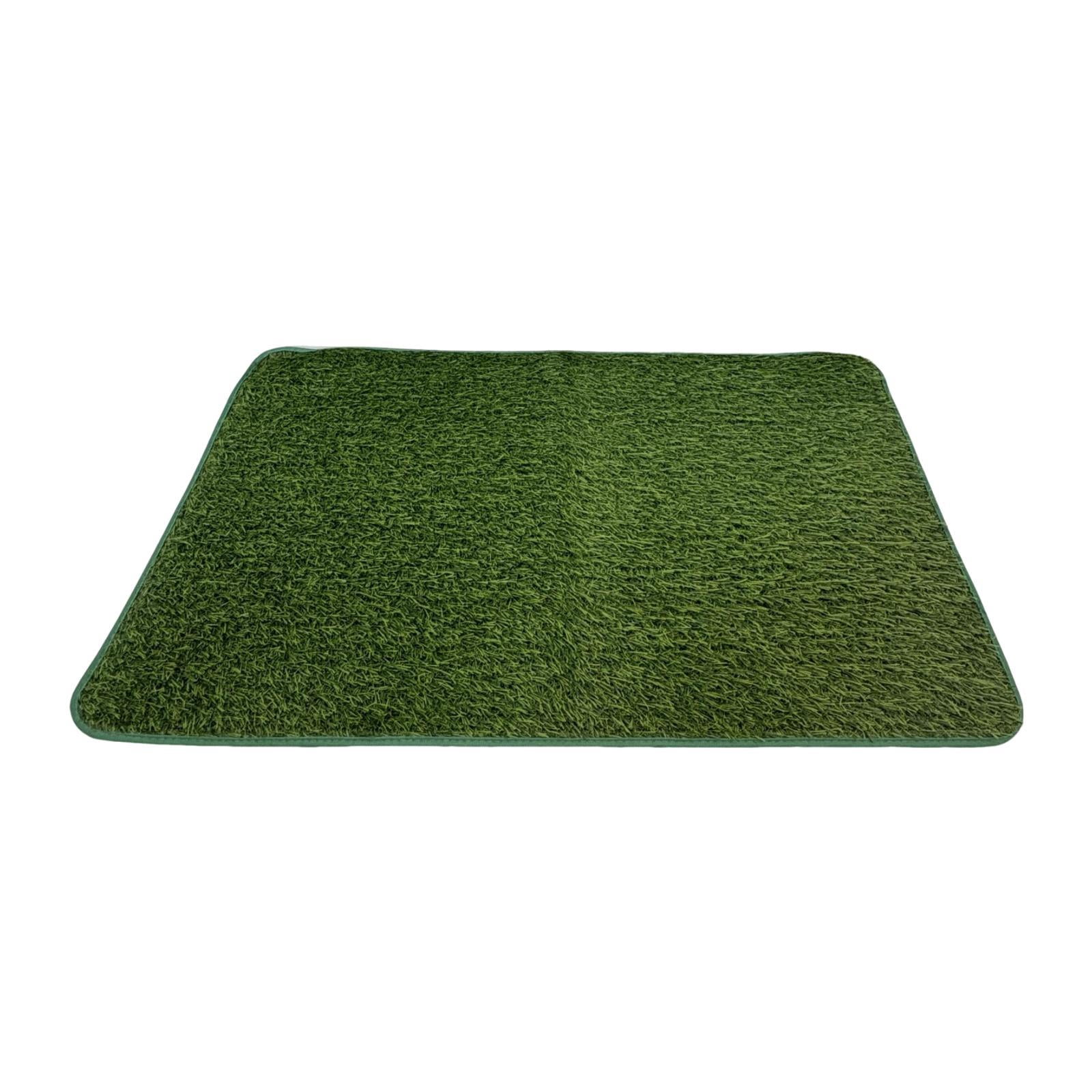 Runquan Artificial Dog Grass Pee Pad Waterproof Kennel Fake Grass Potty Mat Training 46cmx71cm