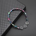 thumbnail image 4 of Fiudx Ofertas Flash Del Día tobillera Magnética De Hematita Fina, tobillera Magnética, Pulsera tobillera De Hematita, Pulsera Para Perder Peso Para Hombres Y Mujeres, tobillera De Piedra, 4 of 6