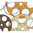 thumbnail image 5 of DecMode Multi Colored Metal Vintage Movie Reel Film Wall Decor, 5 of 14