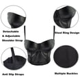 thumbnail image 5 of Mceream Corset Tops for Women Plus Size with Strap Push up Bustier Lingerie Going Out Pu Leather Bustier Club Top Black L, 5 of 9