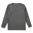 thumbnail image 4 of Wancir Viscose from Bamboo Men's Long Sleeve Tees Sun Protection Athletic Crew Neck Shirts for Pajamas L-4XL, 4 of 8