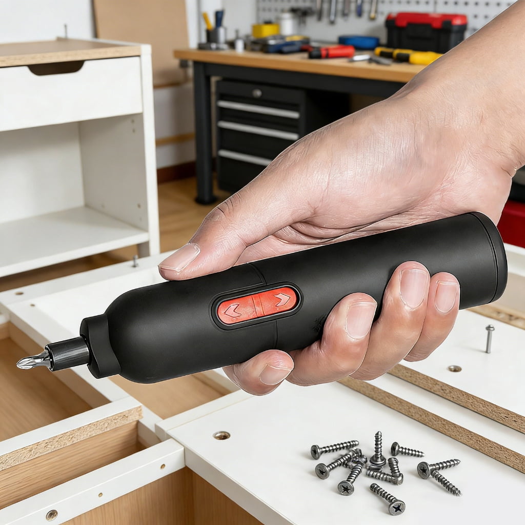 Versatiled Electric Screwdriver Set Includes Various Bits And 3N.m Torqued 1500mAh Rechargeable For Easy Fixing