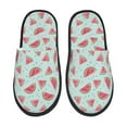thumbnail image 1 of Fotbe Watermelon Pantuflas Peludas para Mujer con Estampado, Zapatillas de Peluche, Zapatos de Invierno para Casa, Uso Interior y Exterior-Medium, 1 of 8