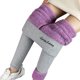 thumbnail image 3 of Gibobby Leggings para mujer Leggings exteriores cálidos para otoño e invierno, elásticos, cómodos, de cintura alta, de terciopelo de engrosada para mujer(Gris,CH), 3 of 5