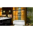 thumbnail image 2 of DreamLine Sapphire 56-60 in. W x 60 in. H Semi-Frameless Bypass Tub Door in Satin Black, 2 of 5
