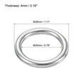 thumbnail image 2 of 20mmx28mm Dia 304 Stainless Steel O Ring Seamless Welded O-Ring for DIY 10 Pack, 2 of 5