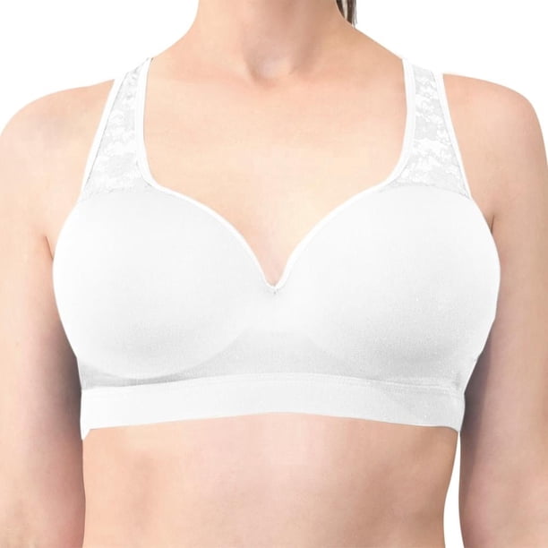 Brassiere MAREL Talla 36B Encaje Tirantes Y Espalda Blanco